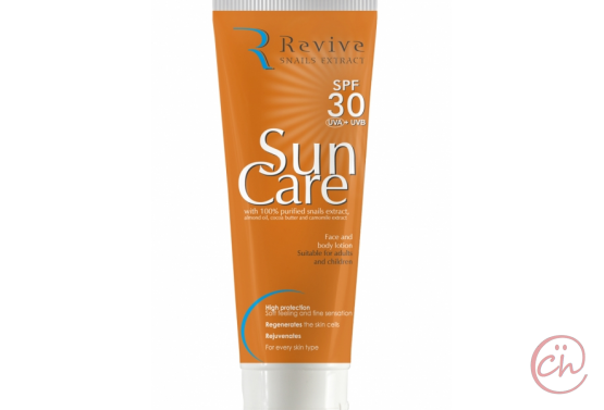 Слънцезащитен лосион за тяло и лице с екстракт от охлюви SPF 30 – Revive Snails Extract